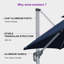 9ft X 12ft Heavy Duty Outdoor Large Double Top Offset Rectangular Parasol, Premium Fabric, With Base-1337676767