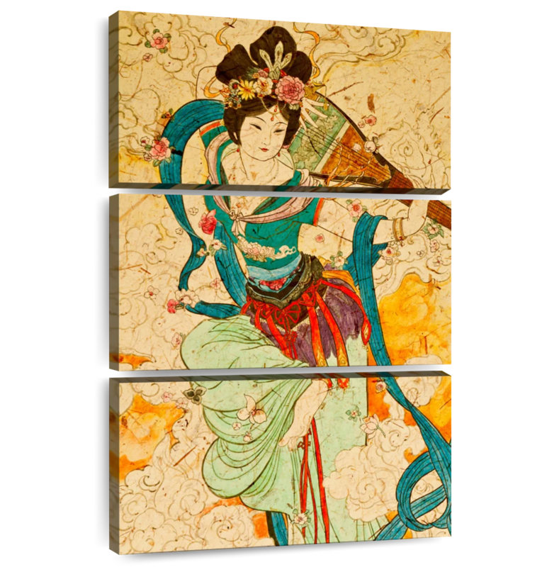 Musicienne chinoise Leisha, H 50 po x l 32 po