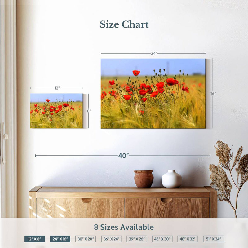 Harnek Red Poppy Meadow