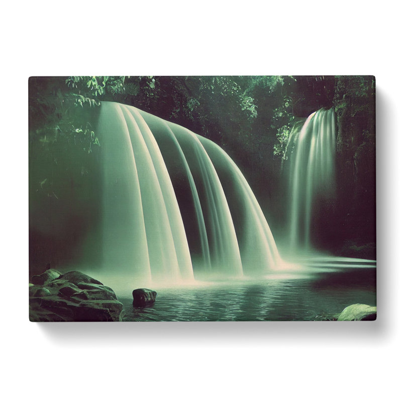 Captivating Waterfall - Wrapped Canvas, 40cm H x 60cm W x 3cm D