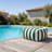 Santorin 2-Piece Outdoor Bean Bag Lounge Chair & Ottoman-308807997