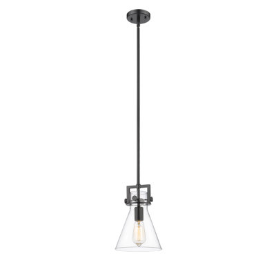 Luminaire suspendu conique à 1 lumière Bogle