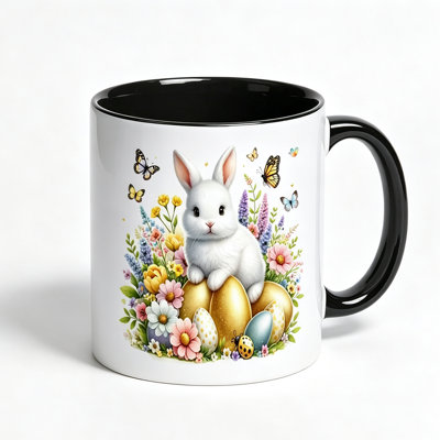 1pc Novelty Easter Bunny Egg Mug Coffee Cup Juice Cup Fun Gift.