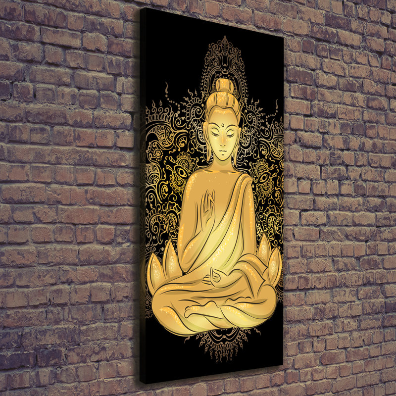 Buddha And Mandala - Wrapped Canvas Print