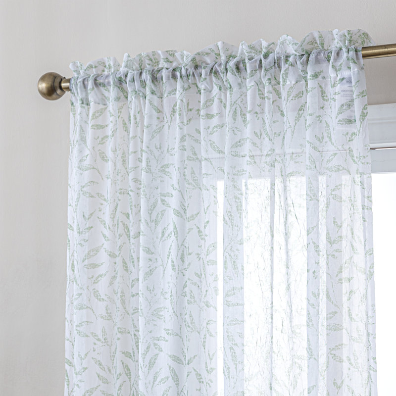Ensemble de 2 voilages plissés Sleep Zone, Blanc, L 52 po x L 72 po