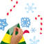 Adhésif décoratif Buddy The Elf Santa I Know him