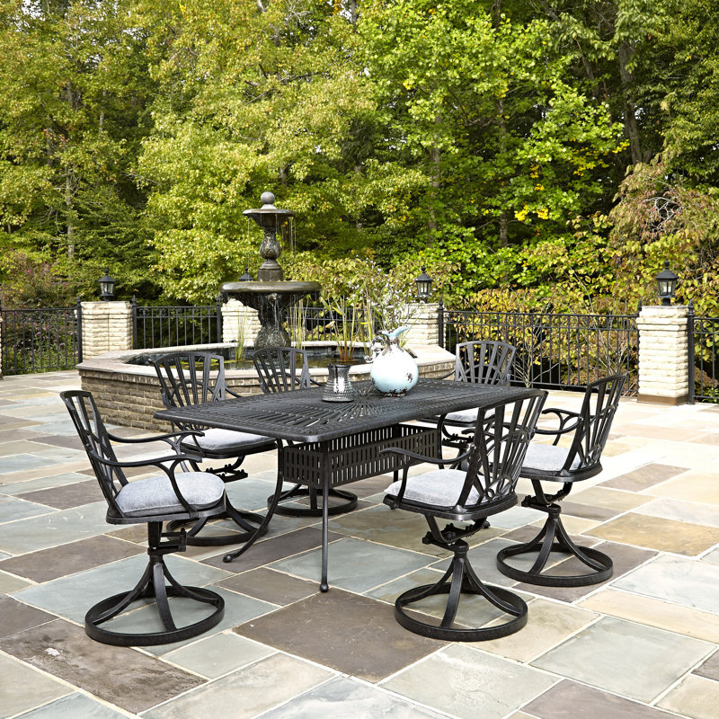 Frontenac Rectangular Outdoor Dining Table Yes , 72 " W 42 " D