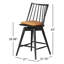 Tabouret de bar et de comptoir pivotant Daltrey-1204127013-1204126411