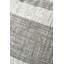 Steel Grey Indoor / Outdoor Striped Square Throw Cushion