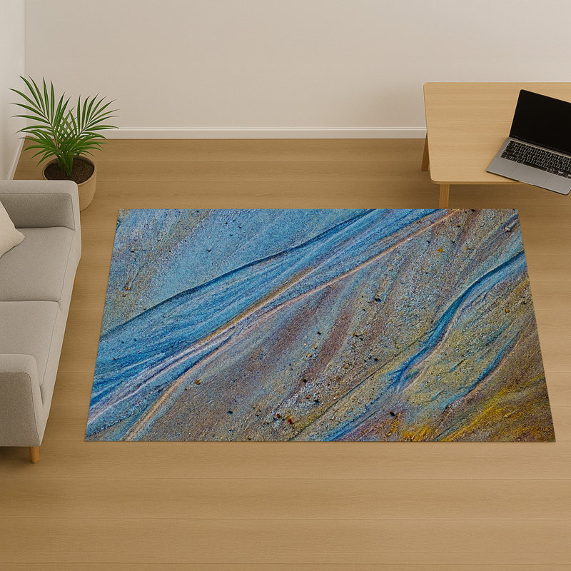 Abstract Area Rug, Runner 70 x 140 cm