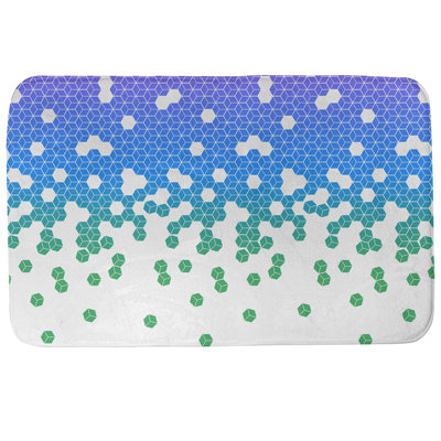 Tapis pour salle de bain cube culbuting Leffel