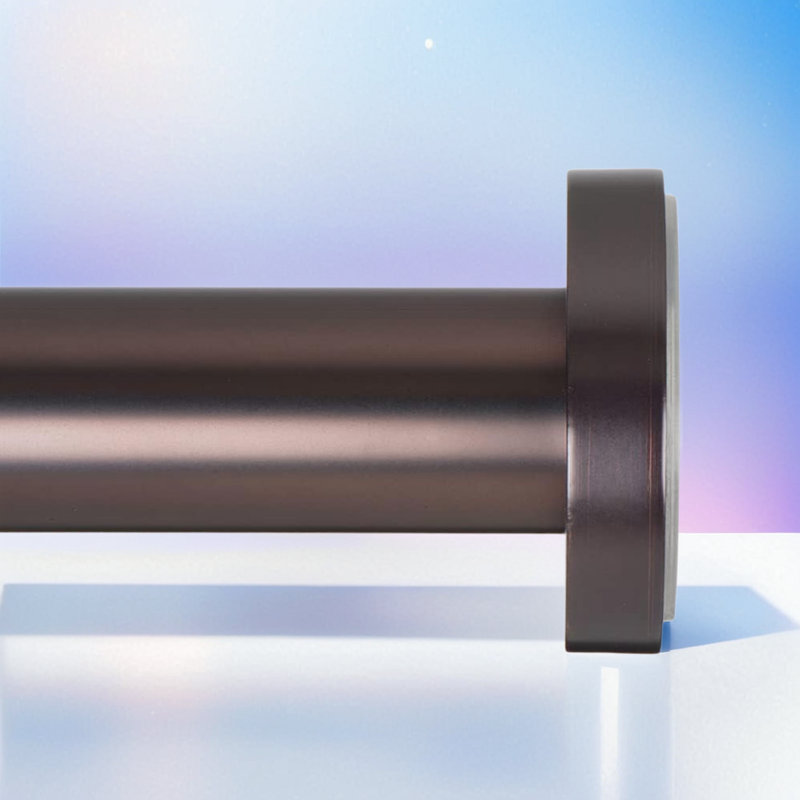 Tringle à rideau de douche robuste à tension ajustable - aucun perçage requis, conception antirouille, fabrication robuste pour la salle de bain ou la fenêtre