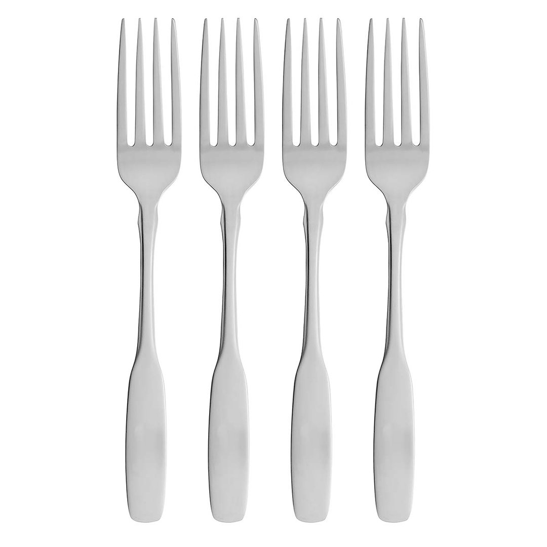 Oneida Paul Revere Flatware Dinner Forks, 18/10 Stainless Steel (Set of 4) Oneida