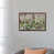 Toile avec cadre en bois brun classique est en rupture de stock