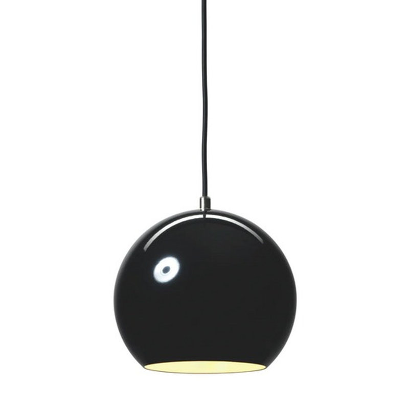 Luminaire suspendu dôme Barnsdale, Black, Noir