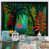 Impression noire sur toile encadrée