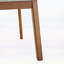 Chaise d'appoint avec coussins en tissu respirant et dossiers évidés pour un usage domestique