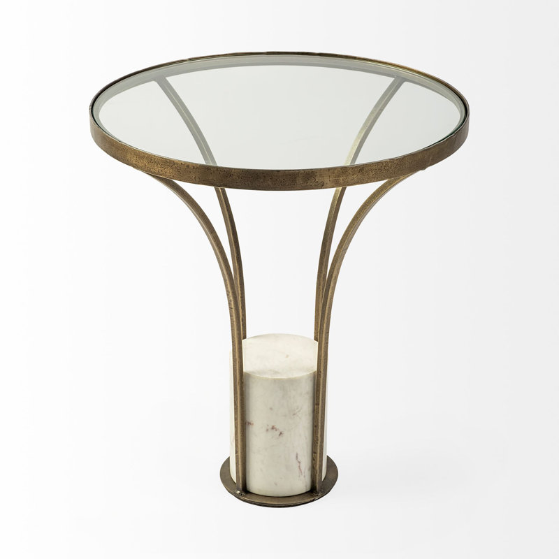 Glass End Table