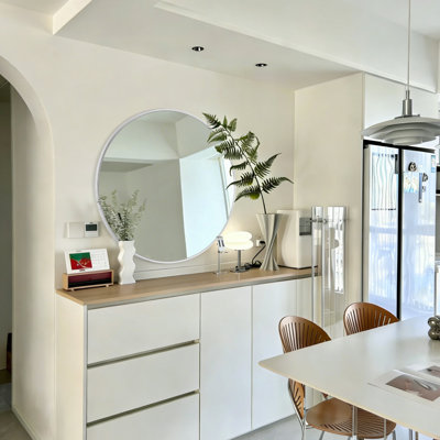 Metal Round Wall Mirror