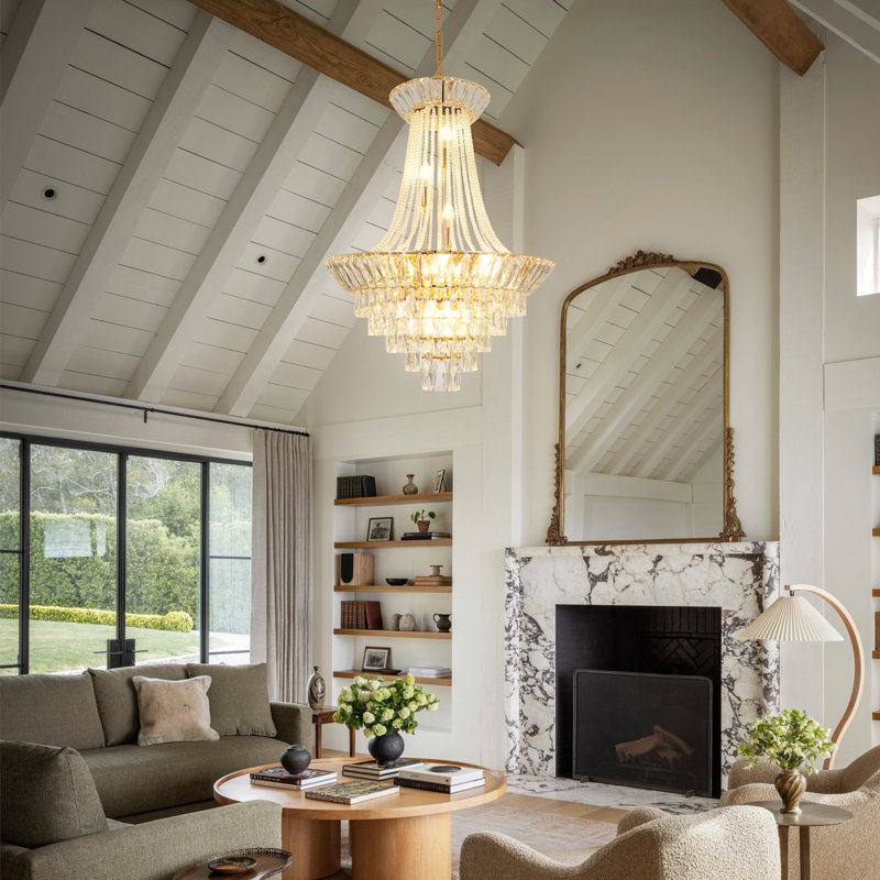 Light Dimmable Chandelier With Hanging Chain