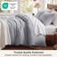 Ensemble de housse de couette à tissage gaufré 100% coton Essential Collection-106246736-109512983