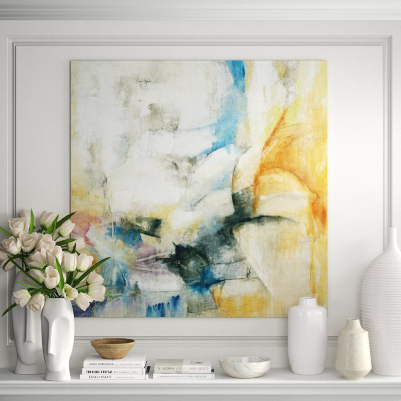 Interlochen Painting by F. Elizabeth Douglass, 54" H x 54" W x 1.5'' D, Outdoor