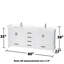 Sheffield 80" Double Bathroom Vanity Set-59388377-59388378
