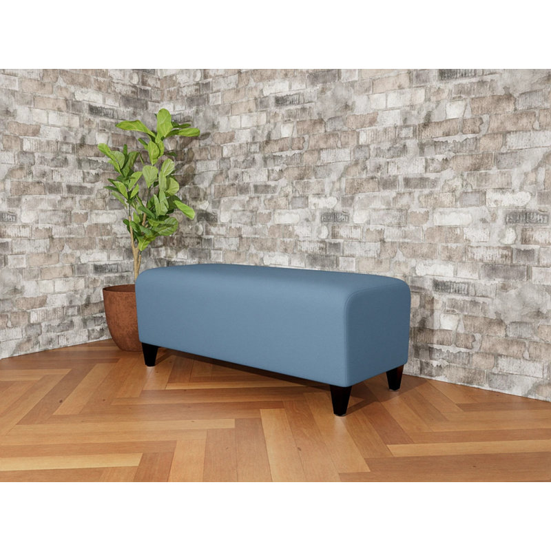 Banc de réception Ravenna, Bois noir, Open House Quarry - bleu