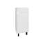 Meuble-lavabo de salle de bain avec lavabo, 1 porte, 4 pieds-1269774545