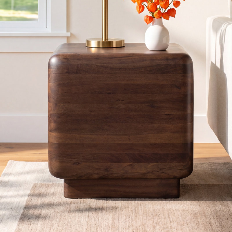 Makani Eton Side Table Dark Brown