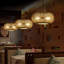 Luminaire suspendu en rotin de 15,75 pouces Boho