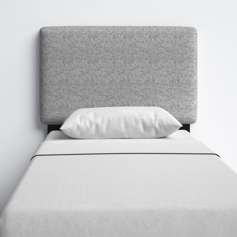 Eisley Upholstered Headboard, Twin, Zuma Pumice Textured Linen
