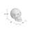 Halloween Skull Sculpture