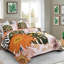 Ensemble de courtepointe à motif floral 3 pièces Boho-122256952-122256949