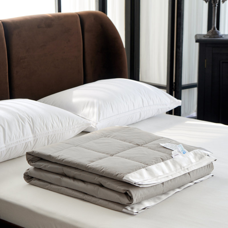 Couverture en duvet Maholi Light 600, Gris, Simple