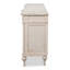 Buffet lilas, finition blanche