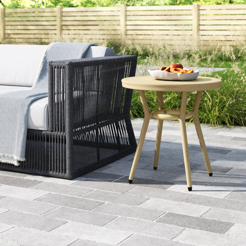 Table d'appoint en aluminium Cato
