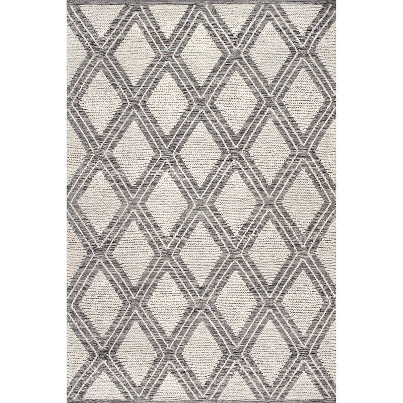 Maspeth Cotton Geometric Indoor Rug, Rectangle 5' x 8'