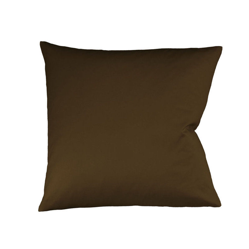 Interlock-Colours 26 TC Duvet Cover Set, Mocha, 155 x 220 cm - 1 Pillowcase (80 x 80 cm)