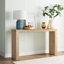 Finnegan 64"W Natural U-Shaped Console Table