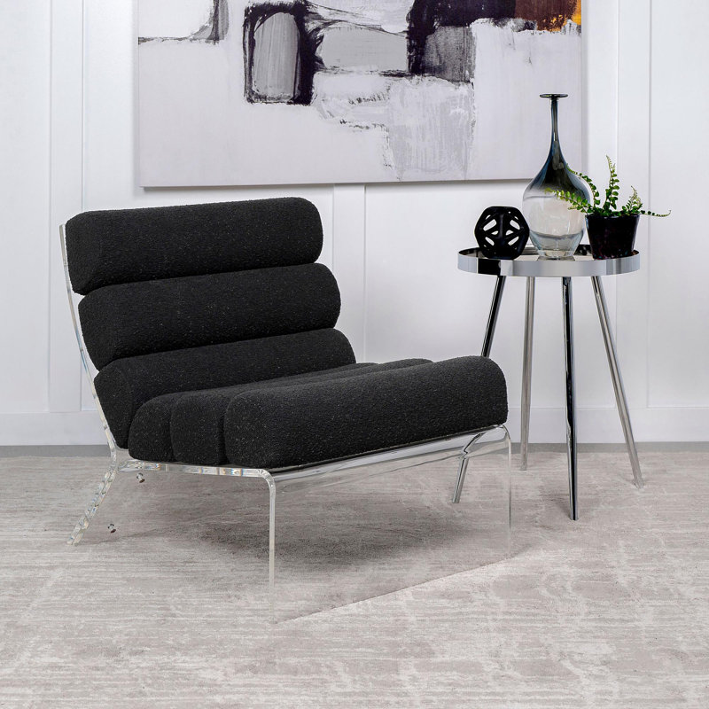 Chaise sans accoudoirs en acrylique Freeman