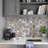 Glass & Metal 12" x 12" Versailles Mosaic Wall Tile