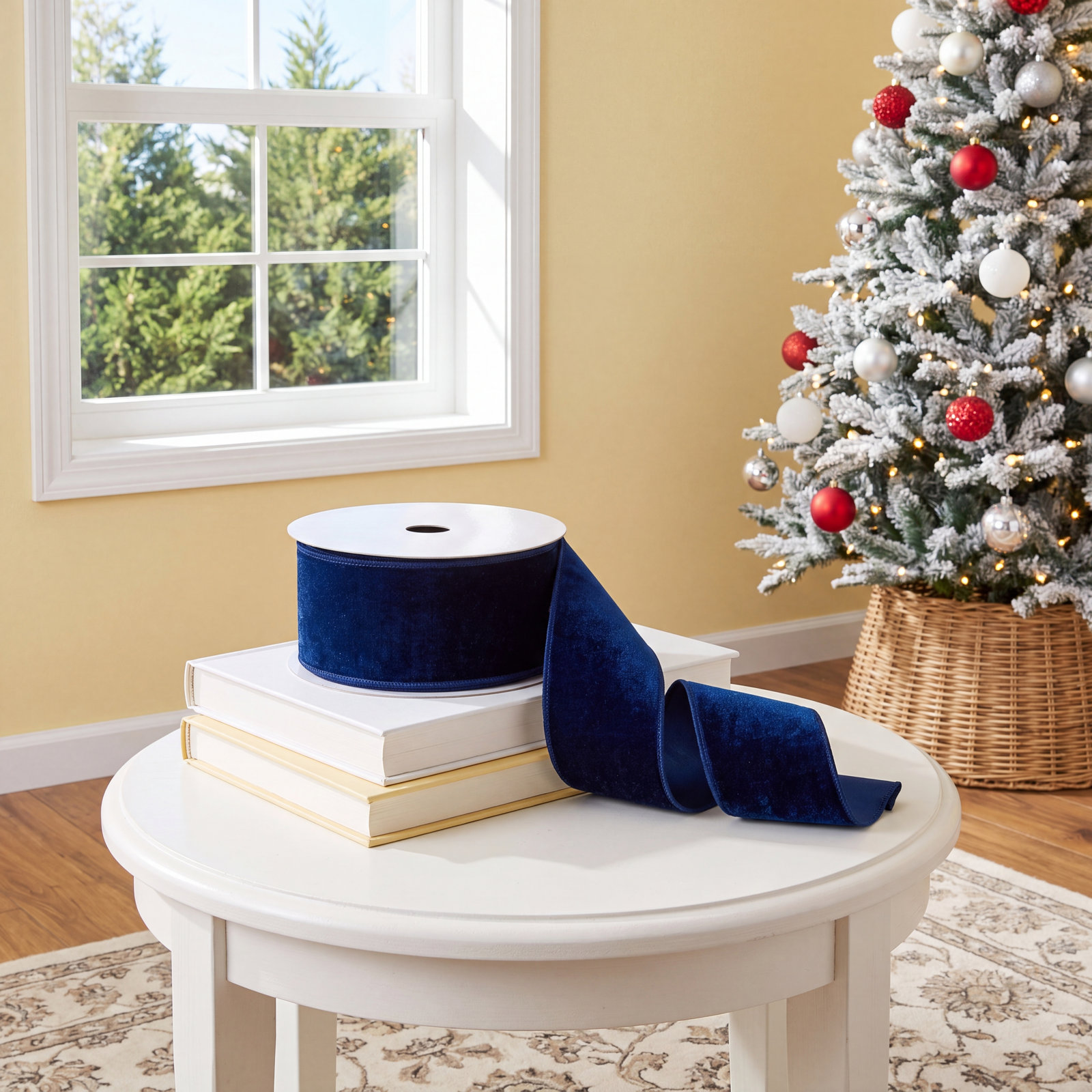 Vickerman 2.5" x 10 Velvet Ribbon. 3" Velvet Ribbon