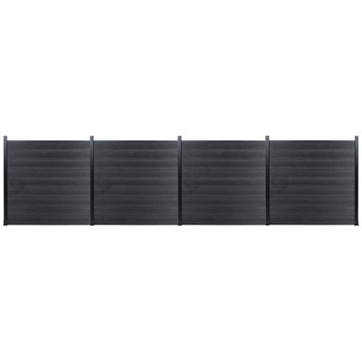 6ft H Composite Privacy Fence Panels With Post