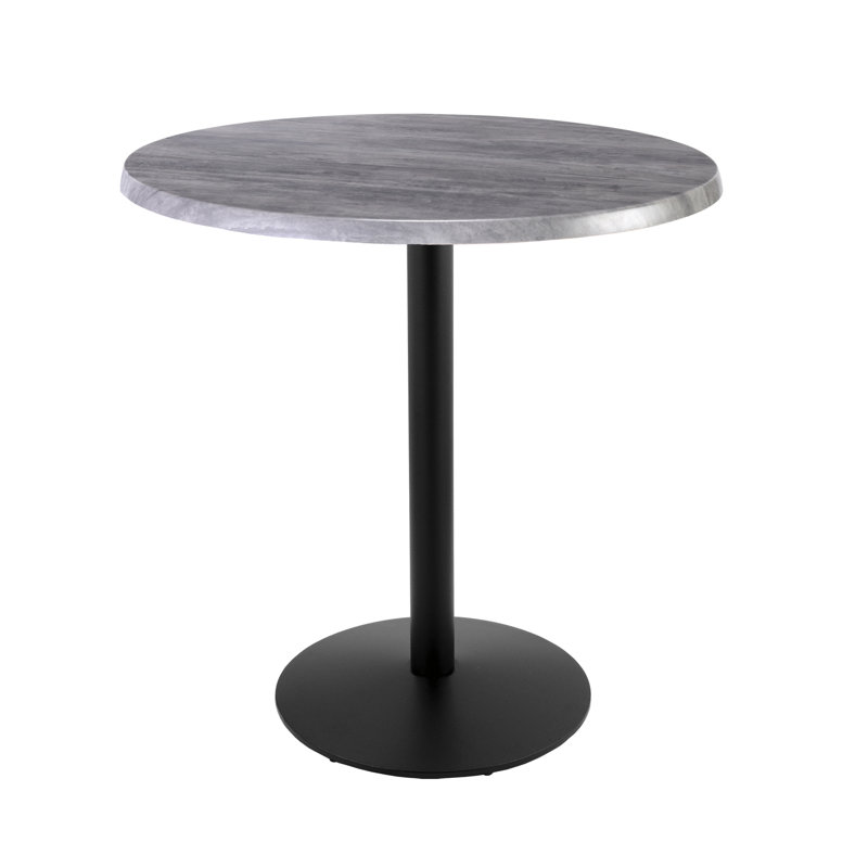 Table de bar d'intérieur / d'extérieur Dicule, Graystone, L 36 po x l 36 po