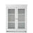 Modern Tall Bathroom Cabinet With 2 Soft Close Glass Doors,3 Drawers, 2 Adjustable Shelves-1920897811