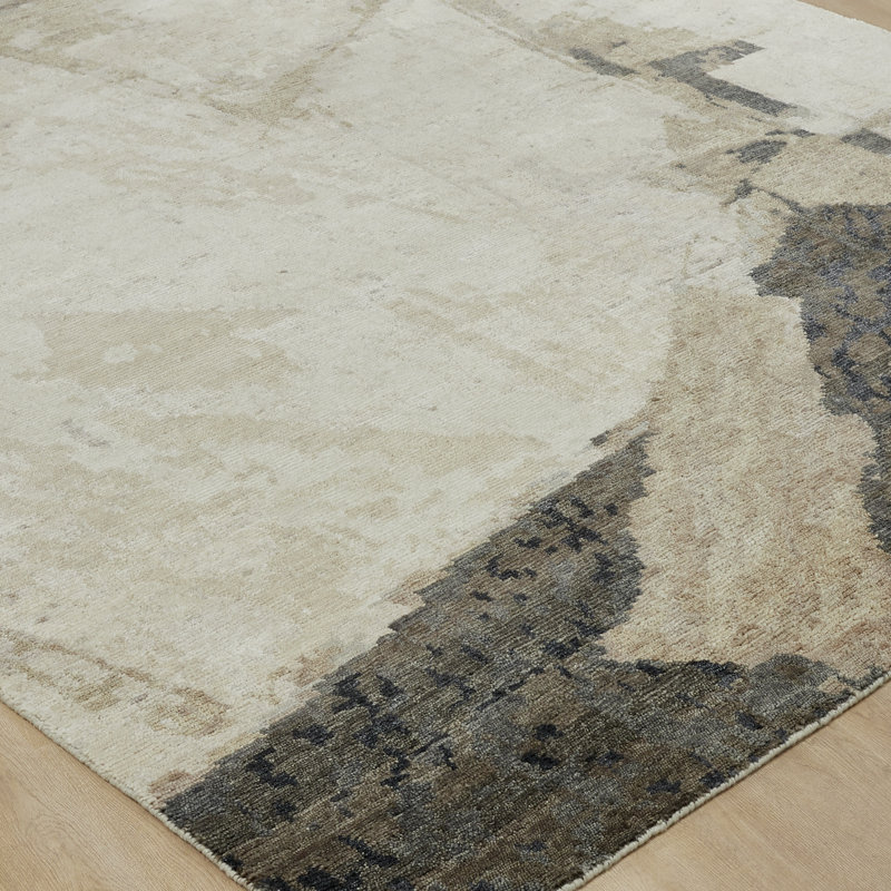 Tempo Canyon Echo Hand-Knotted Wool Area Rug, Rectangle 2' x 3'
