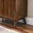 Mid Century Fluted Sideboard With Solid Wood Legs
