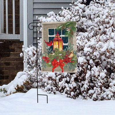Magic Of The Season Winter Garden Flag