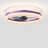 Frauly 19.7 Inch Led Enclosed Low Profile Ceiling Fan With Light-1215559985-1222760577